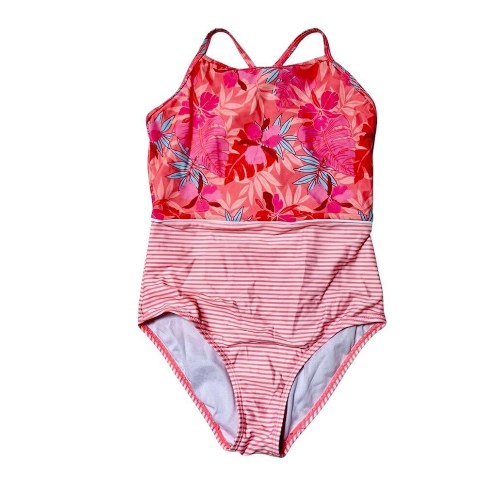 Garnet Hill Snapper Rock One Piece Swim Suit Size 7